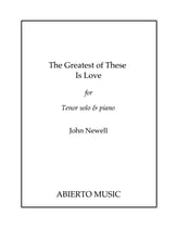 The Greatest of These Is Love Vocal Solo & Collections sheet music cover